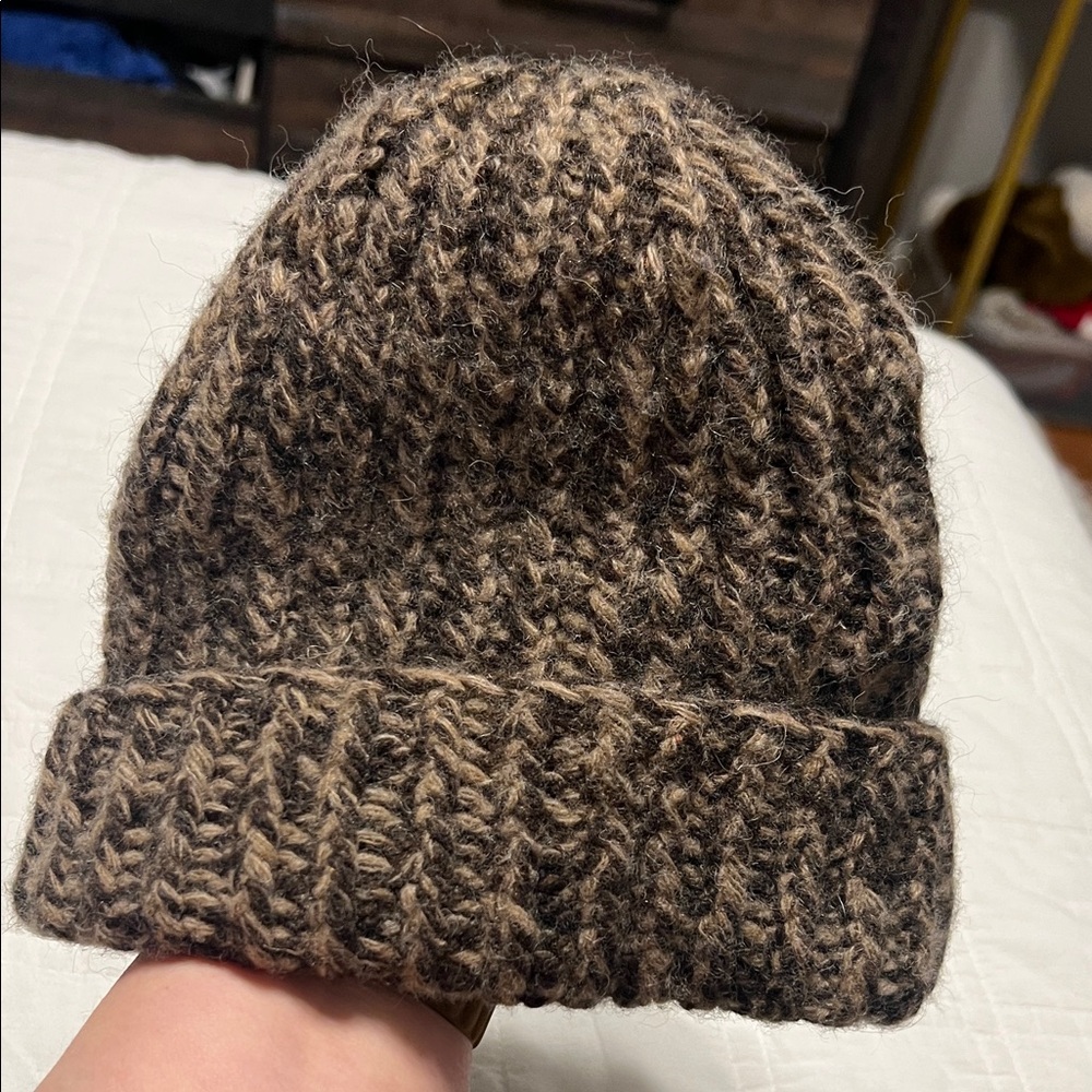 Vintage Abercrombie & Fitch Dark Brown Knit Hat - Picture 5 of 5